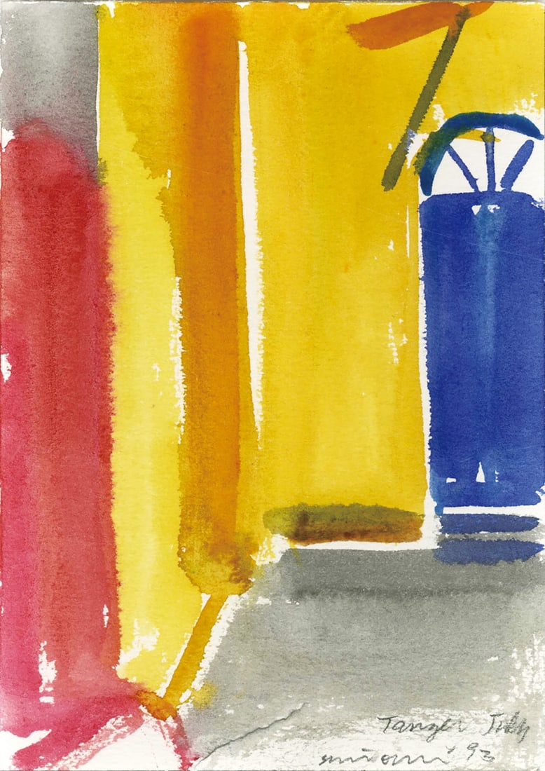 Shinro Ohtake Original Watercolor Medina 1993 Signed Published Contemporary Art (1 of 10)