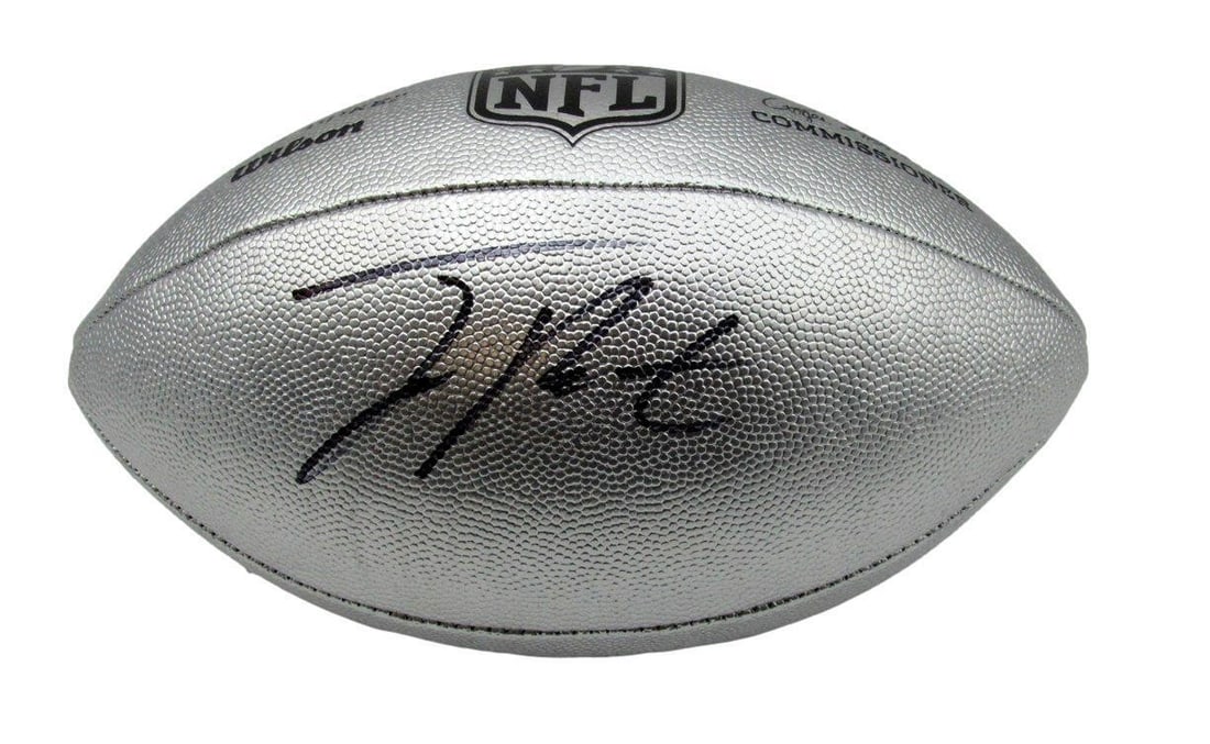 Joey Porter Jr. Autographed Silver "The Duke" Football Steelers PSA/ DNA 177459: Joey Porter Jr. Autographed Silver "The Duke" Football Steelers PSA/ DNA 177459 Item Specifics: Autograph Authentication: PSA/DNA League: NCAA Original/Reprint: Original Product: Ball Team: Penn State