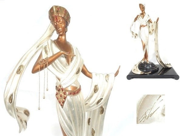 Erte Scheherazard Bronze Sculpture 1990 Signed Limited Edition 339/ 500 Art Deco: Erte Scheherazard Bronze Sculpture 1990 Signed Limited Edition 339/ 500 Art Deco Item Specifics: Artist: Erte Unit Of Sale: Single Piece Signed By: NA Size: Large Item Length: NA Region Of Origin: Eur
