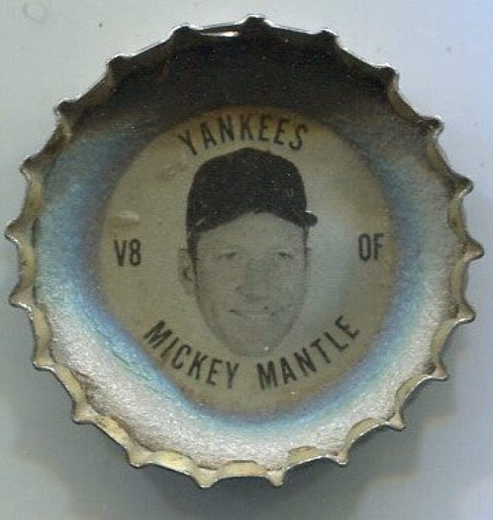 Mickey Mantle Coke Bottle Cap V8 (1 of 2)