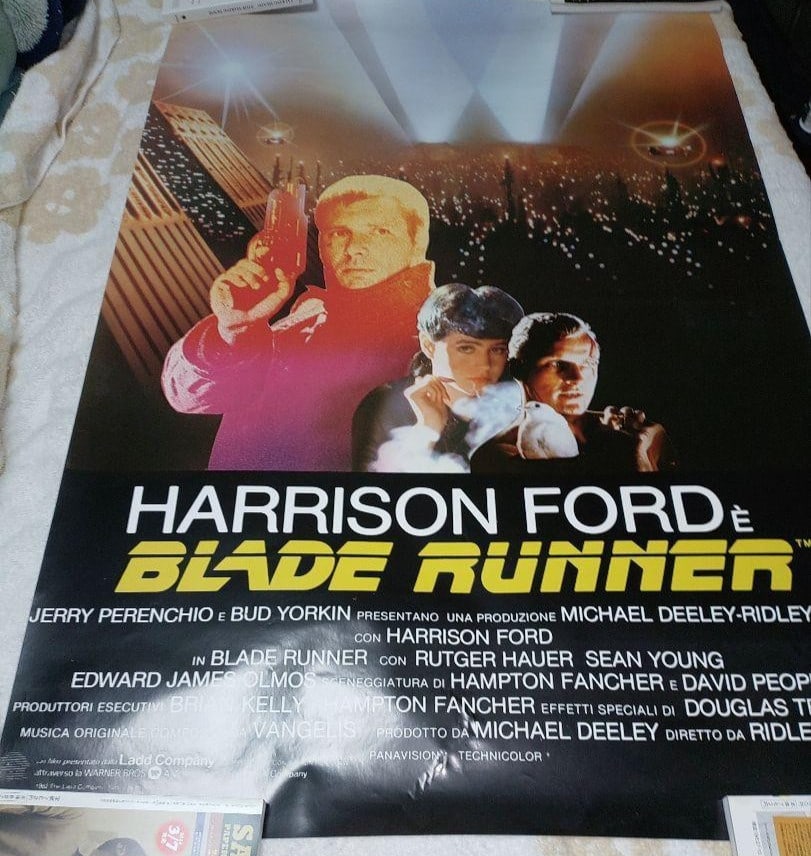 Blade Runner Original 1982 Italy Movie Poster Harrison Ford Sci-Fi Ridley Scott (1 of 12)