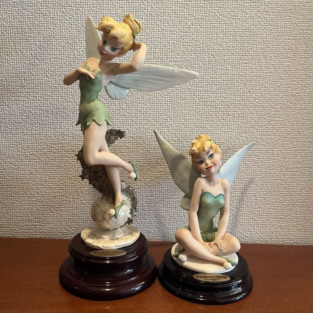 Giuseppe Armani Disney Ceramic Figurine Tinkerbell Set Florence Collectible (1 of 10)