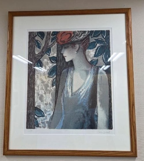 Woman Signed Jean Pierre Framed Hat Lithograph 127/ 180: Woman Signed Jean Pierre Framed Hat Lithograph 127/ 180 Item Specifics: Unit Of Sale: Single Piece Artist: Jean Pierre Cassigneul Signed By: Jean Pierre Cassigneul Image Orientation: Portrait Size: La