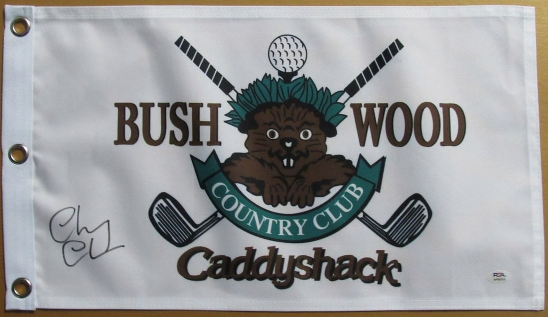 Chevy Chase Signed/ Autographed Pin Flag "Caddyshack" PSA/ DNA 201609 (1 of 3)