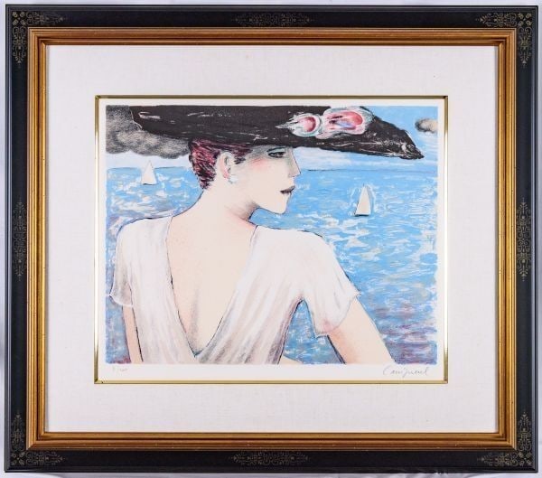 Jean Pierre Cassigneul Black Hat Profile Lithograph 1976 Limited Signed Framed: Jean Pierre Cassigneul Black Hat Profile Lithograph 1976 Limited Signed Framed Item Specifics: Artist: Jean Pierre Unit Of Sale: Single Piece Image Orientation: Portrait Material: Paper Original/Licen