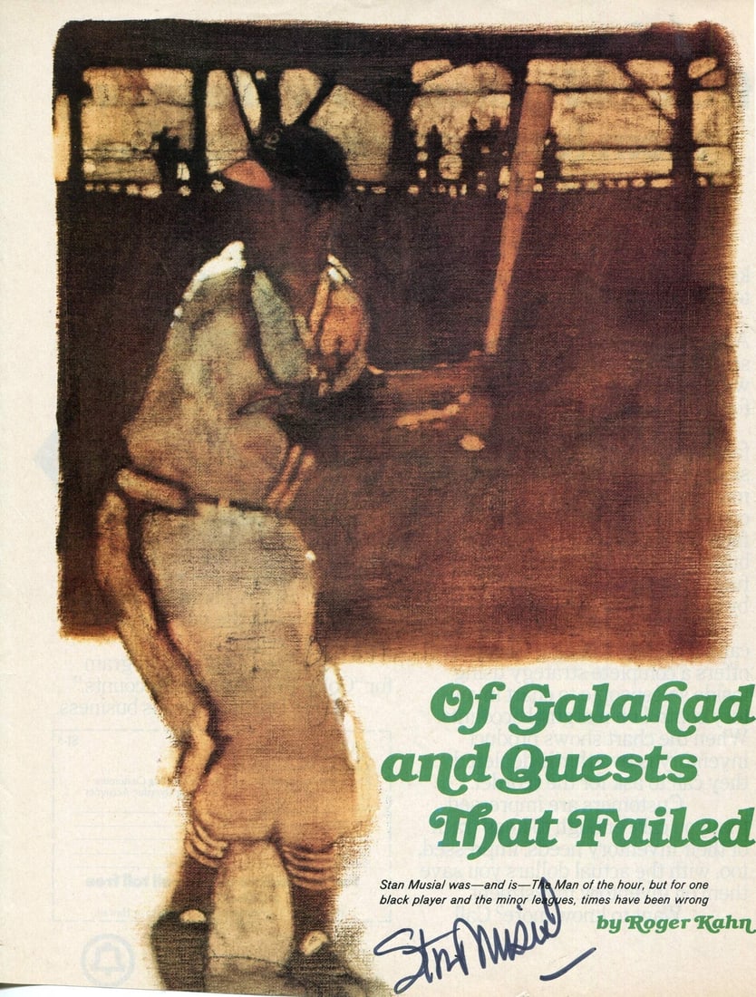 Stan Musial Autographed 8x10 Magazine Cover (1 of 1)