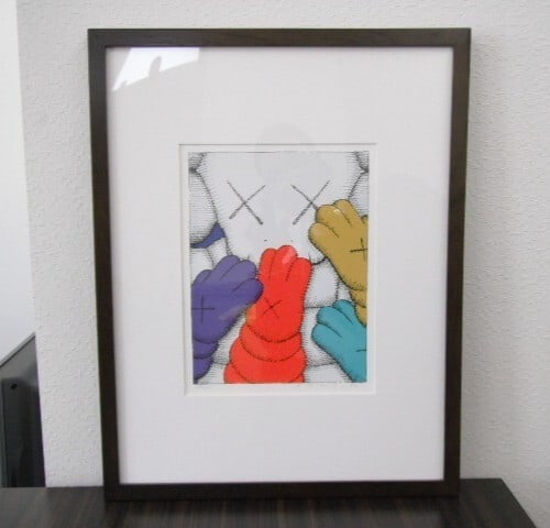 URGE 2020 ORIGINAL ED250 SIGNED SCREEN PRINT FRAMED SERIGRAPH BY KAWS (1 of 8)