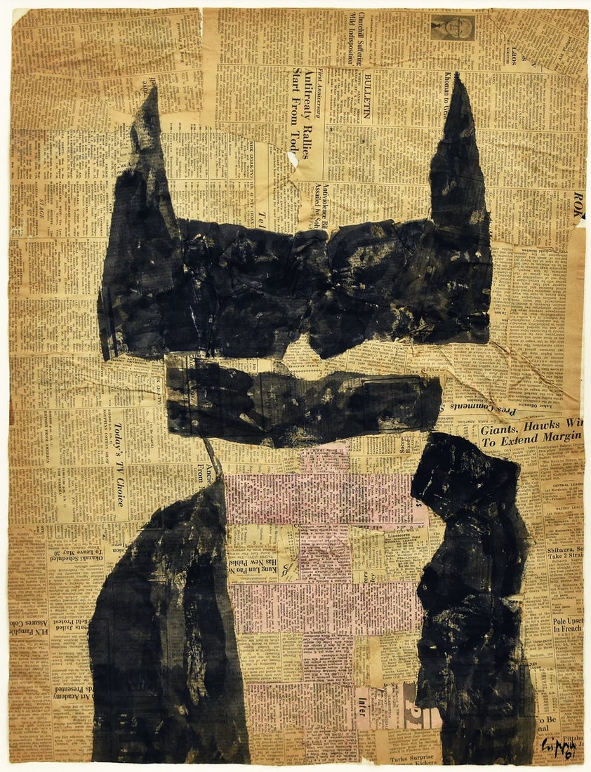Mixed media collage signed abstract painting Roberto Crippa 1961 ink: Mixed media collage signed abstract painting Roberto Crippa 1961 ink Item Specifics: Artist: Roberto Crippa Subject: Abstract Material: Collage and Ink on Paper Style: Japanese Product Disclaimer: Ple