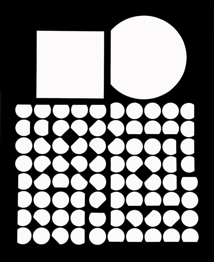 Victor Vasarely, Composition, Corpusculaires, Hliogravure (1 of 4)