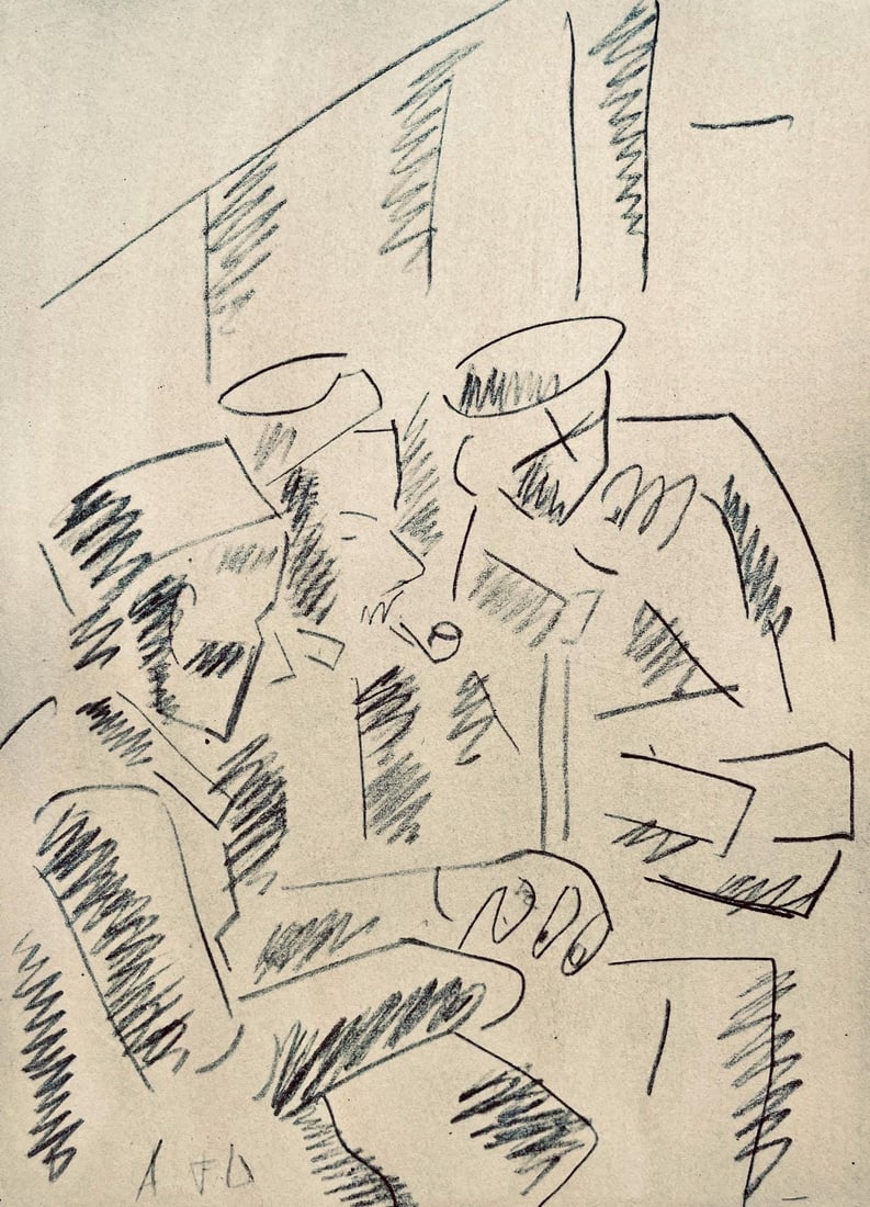 Fernand Lger, Intrieur d'hpital, Dessins de Guerre 1915-16, Lithograph: Fernand Lger, Intrieur d'hpital, Dessins de Guerre 1915-16, Lithograph Item Specifics: Paper Size: 10 x 7.75 inches. Inscription: Unsigned and unnumbered, as issued. Condition: Very good/excellent,
