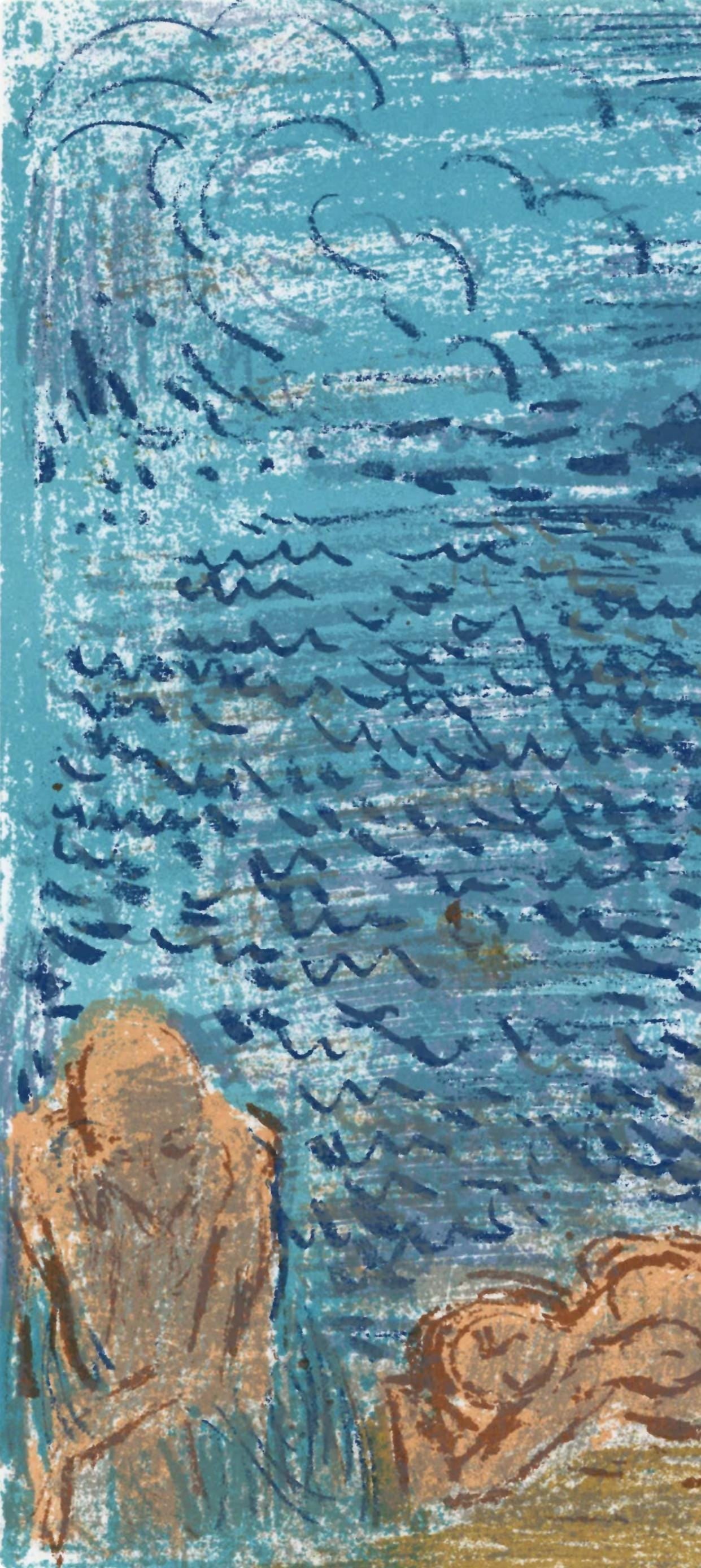 Andr Cottavoz, Composition, L'Odysse, Lithograph - 3