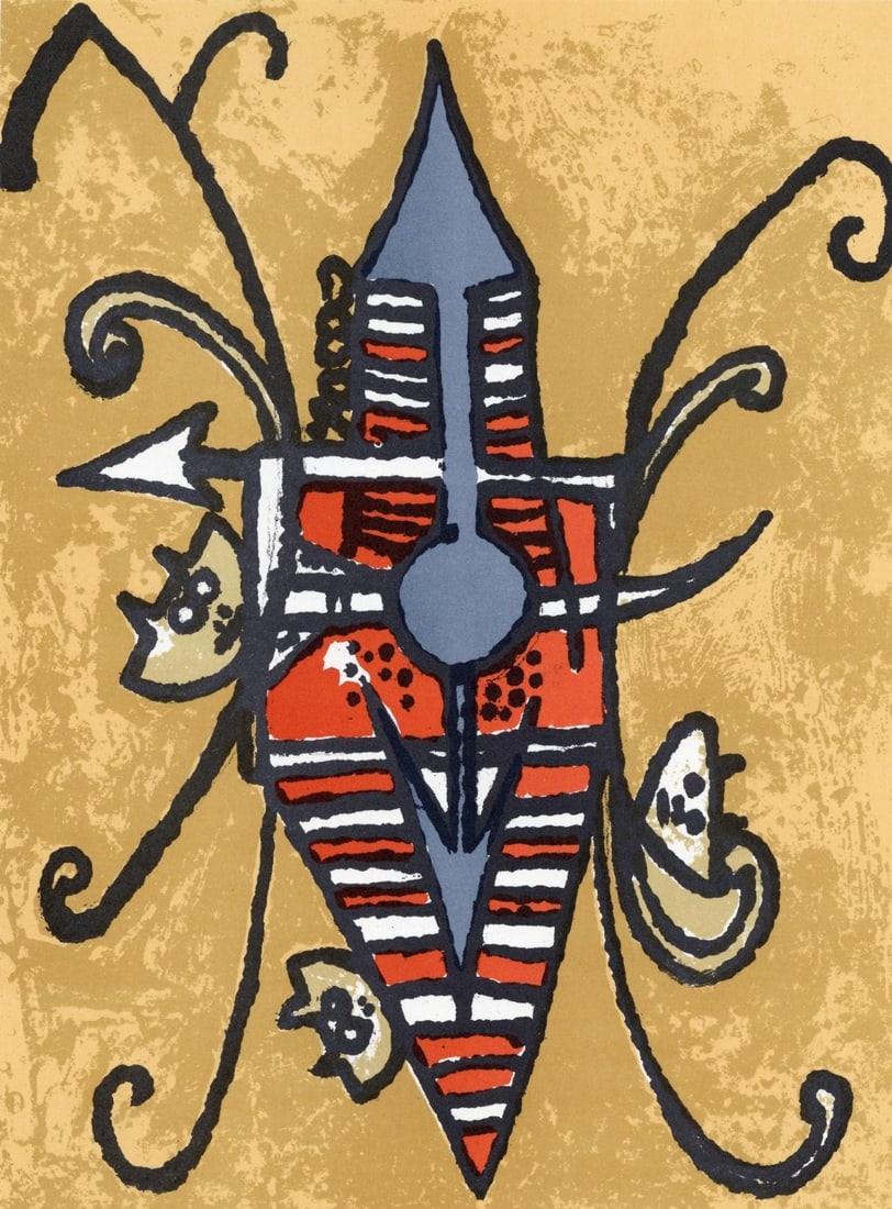 Wifredo Lam ???, Les affinites ambigues, XXe sicle, Lithograph: Wifredo Lam ???, Les affinites ambigues, XXe sicle, Lithograph Item Specifics: Paper Size: 12.5 x 9.75 inches. Excellent condition. Inscription: Unsigned and unnumbered, as issued. Notes: From the