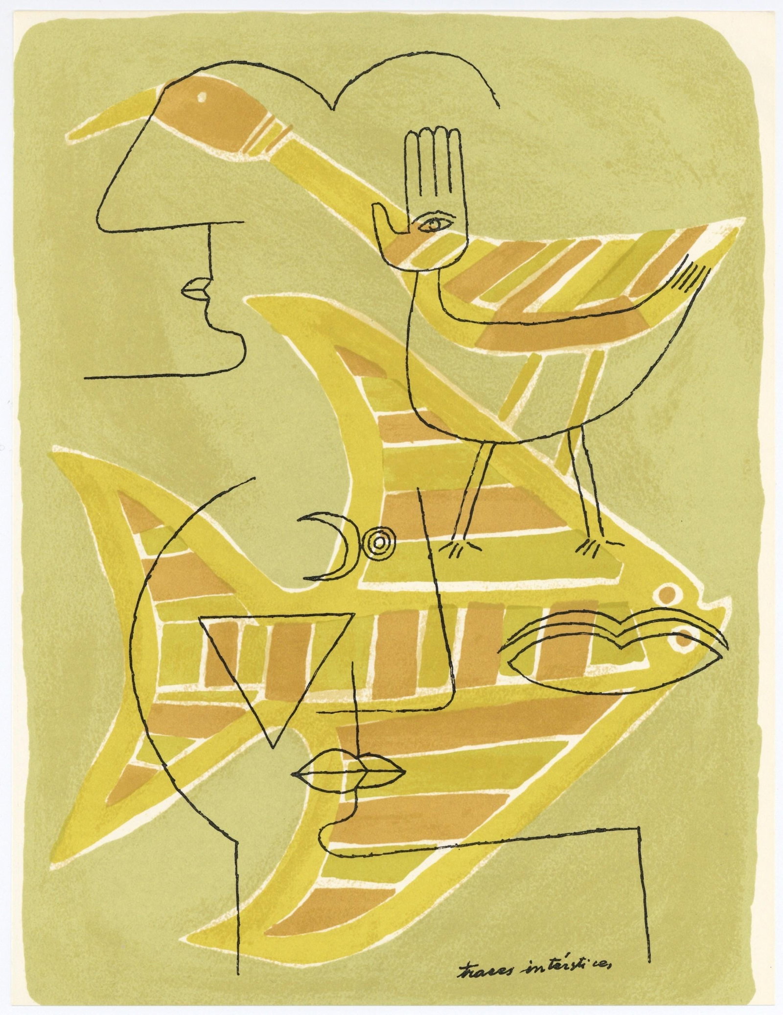 Victor Brauner, Composition, XXe sicle, Lithograph - 5
