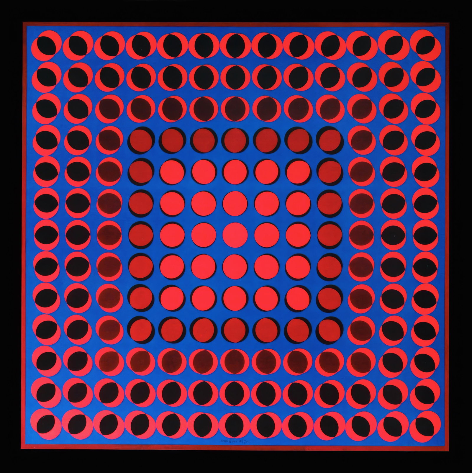 Heliogravure Original Edition Progressions II By Victor Vasarely: Heliogravure Original Edition Progressions II By Victor Vasarely Item Specifics: This exquisite heliogravure by Victor Vasarely (19061997), titled Tuz, originates from the 1972 folio Progressions II, 