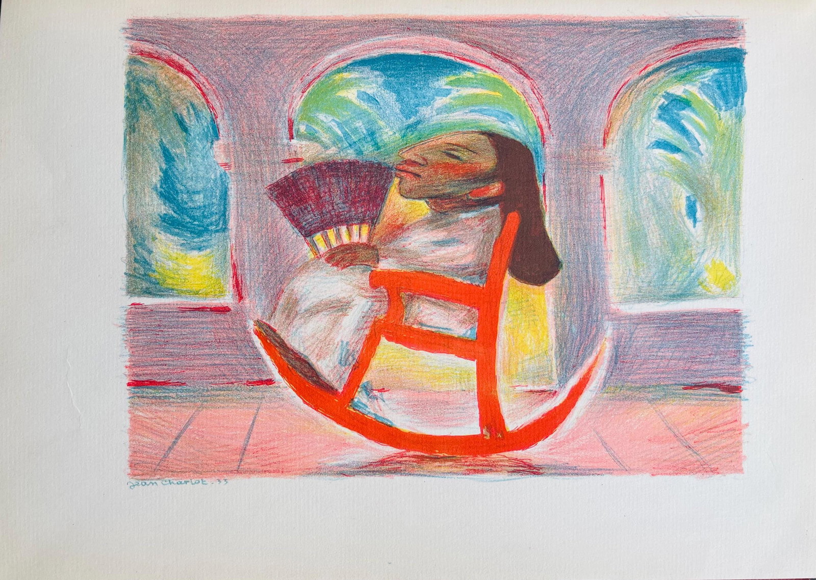 Charlot Composition Lithograph - 7
