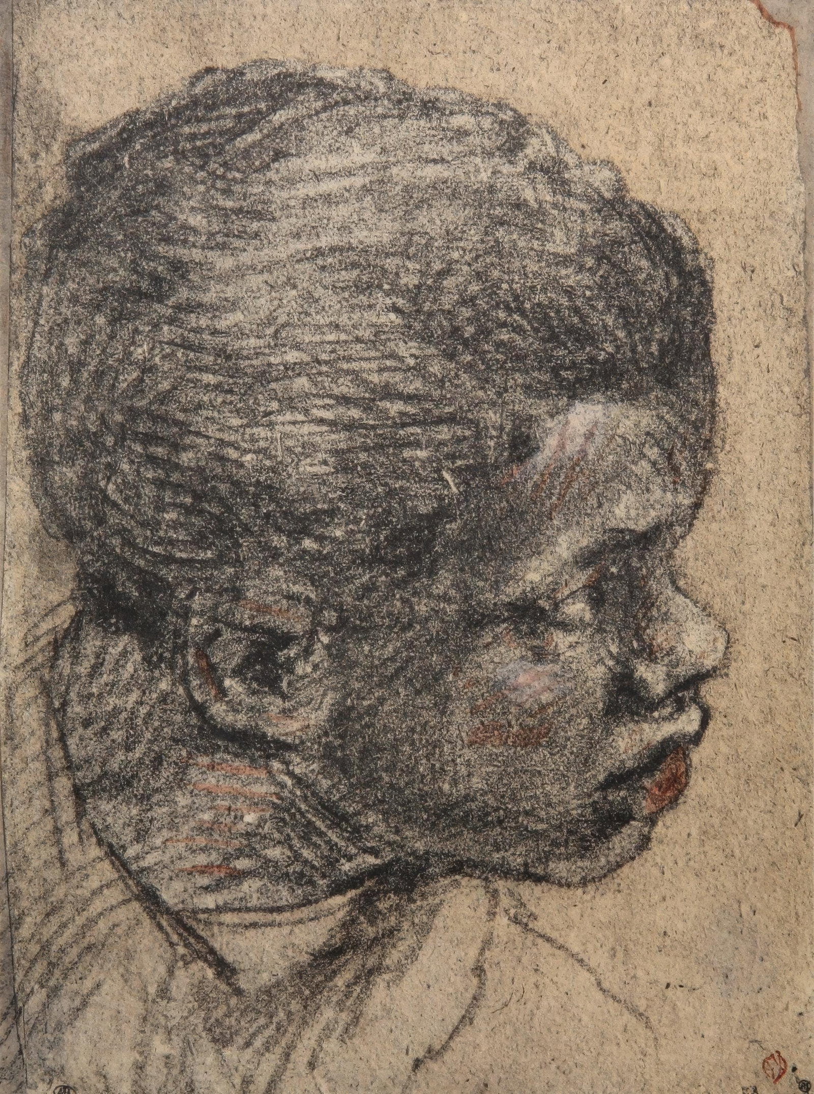 Paolo Veronese, Head of a young Black man, from Faces of Children, Lithograph and Pochoir, 1968 (1 of 7)