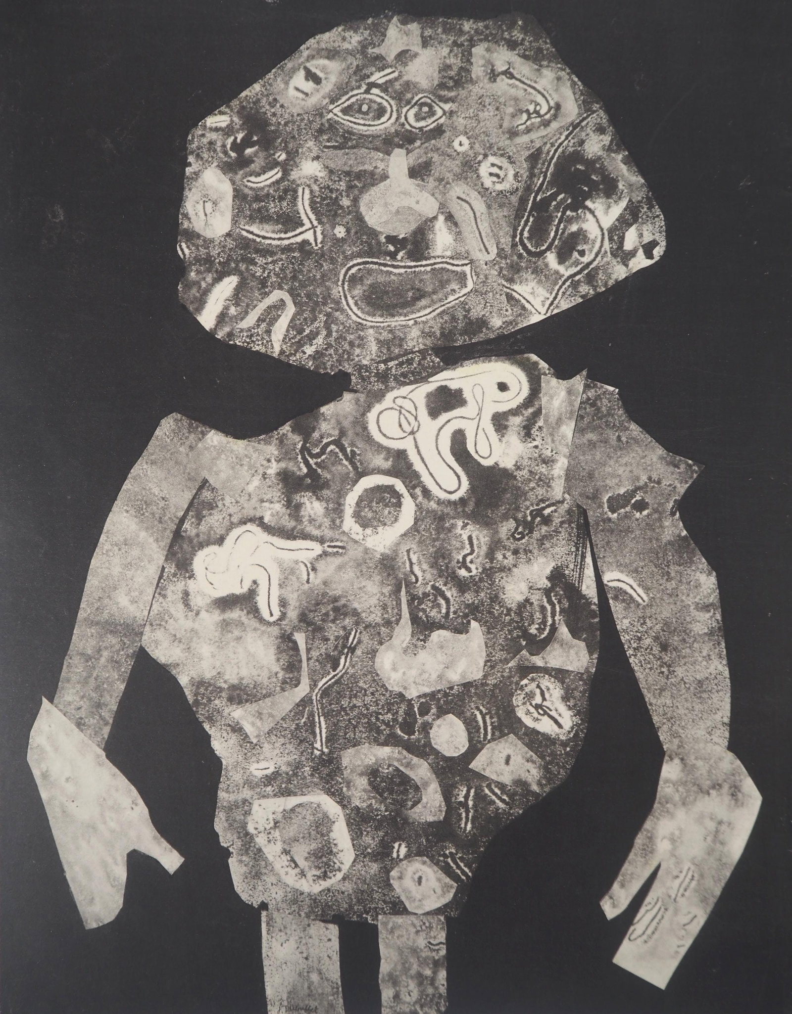 XXe sicle personnages Jean Dubuffet lithograph: XXe sicle personnages Jean Dubuffet lithograph Item Specifics: Paper Size: 12.5 x 9.75 inches. Excellent condition. Inscription: Unsigned and unnumbered, as issued. Notes: From the volume, XXe Sicle,