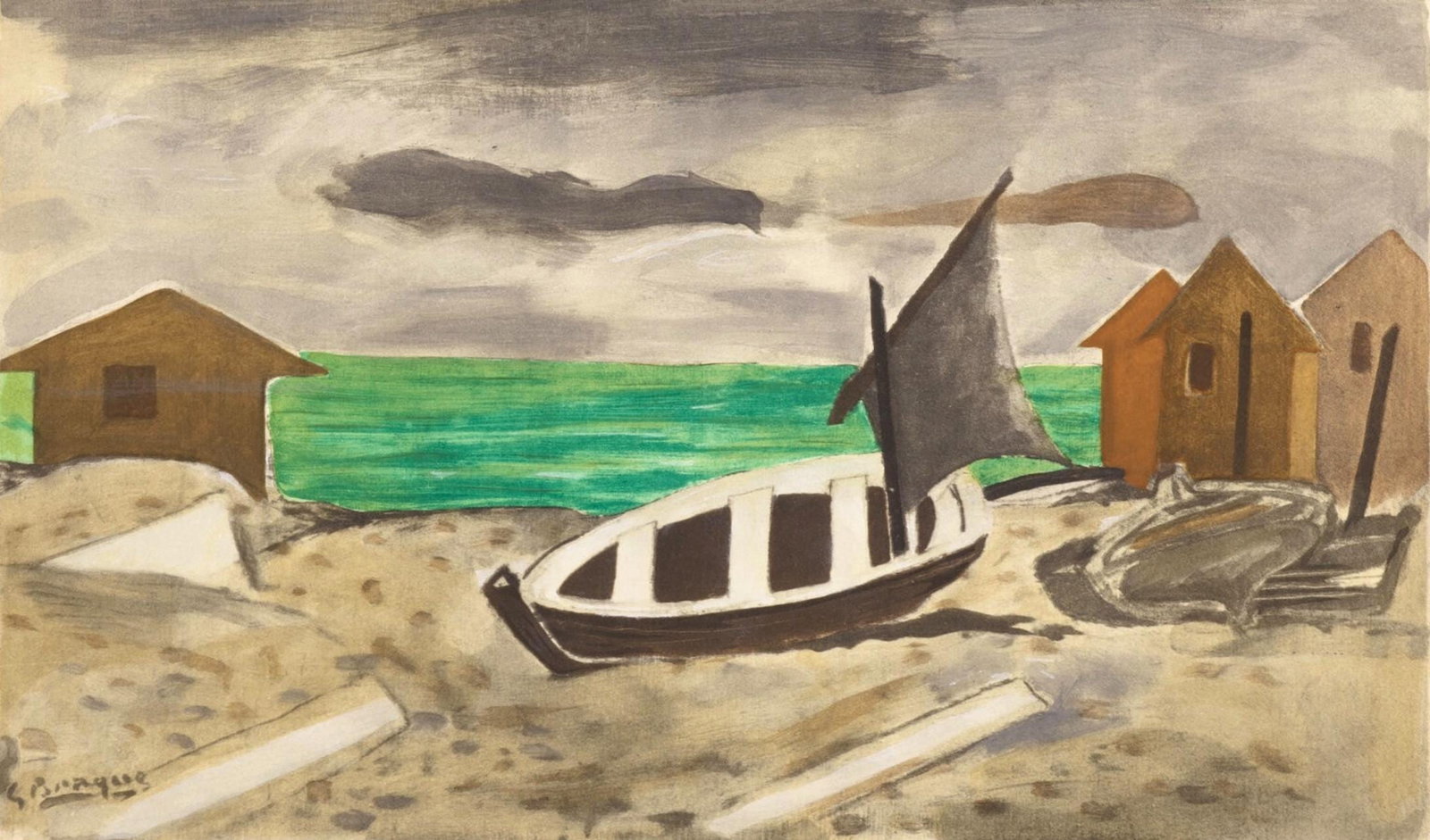 Georges Braque, A Varengeville, Douze Contemporains, Lithograph (1 of 7)