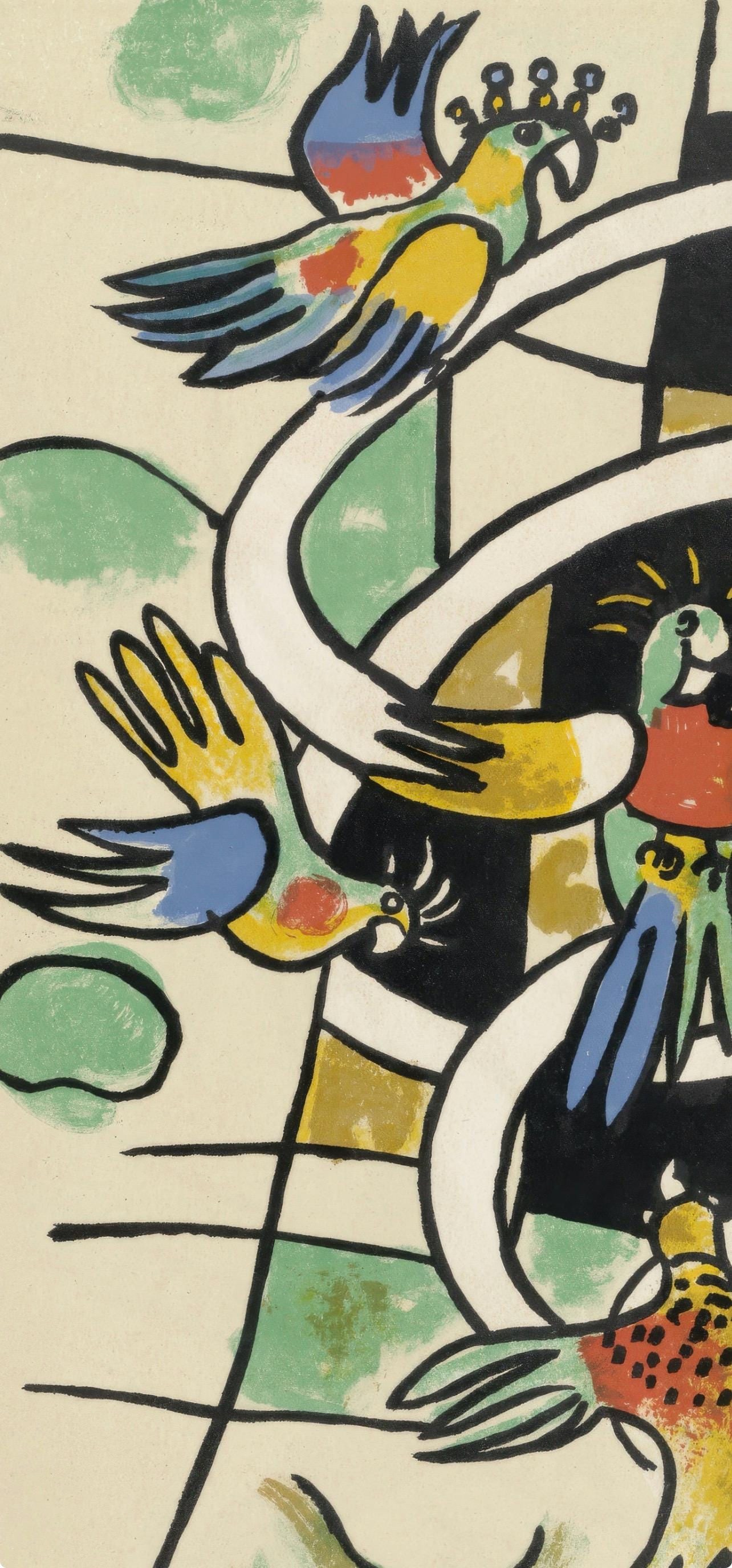 Fernand Leger, Untitled, from Circus, Lithograph, 1950 - 3