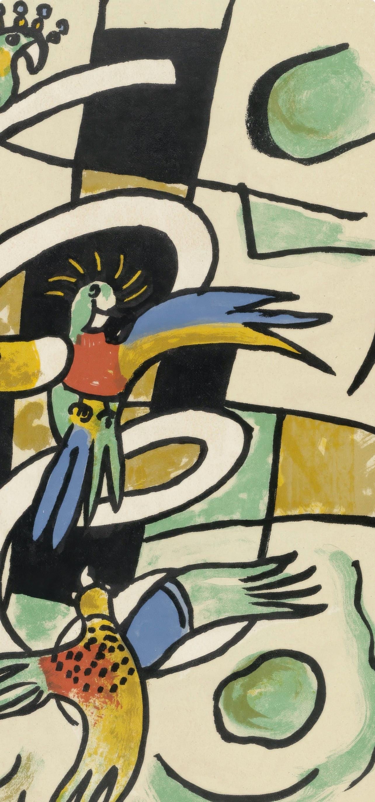 Fernand Leger, Untitled, from Circus, Lithograph, 1950 - 4