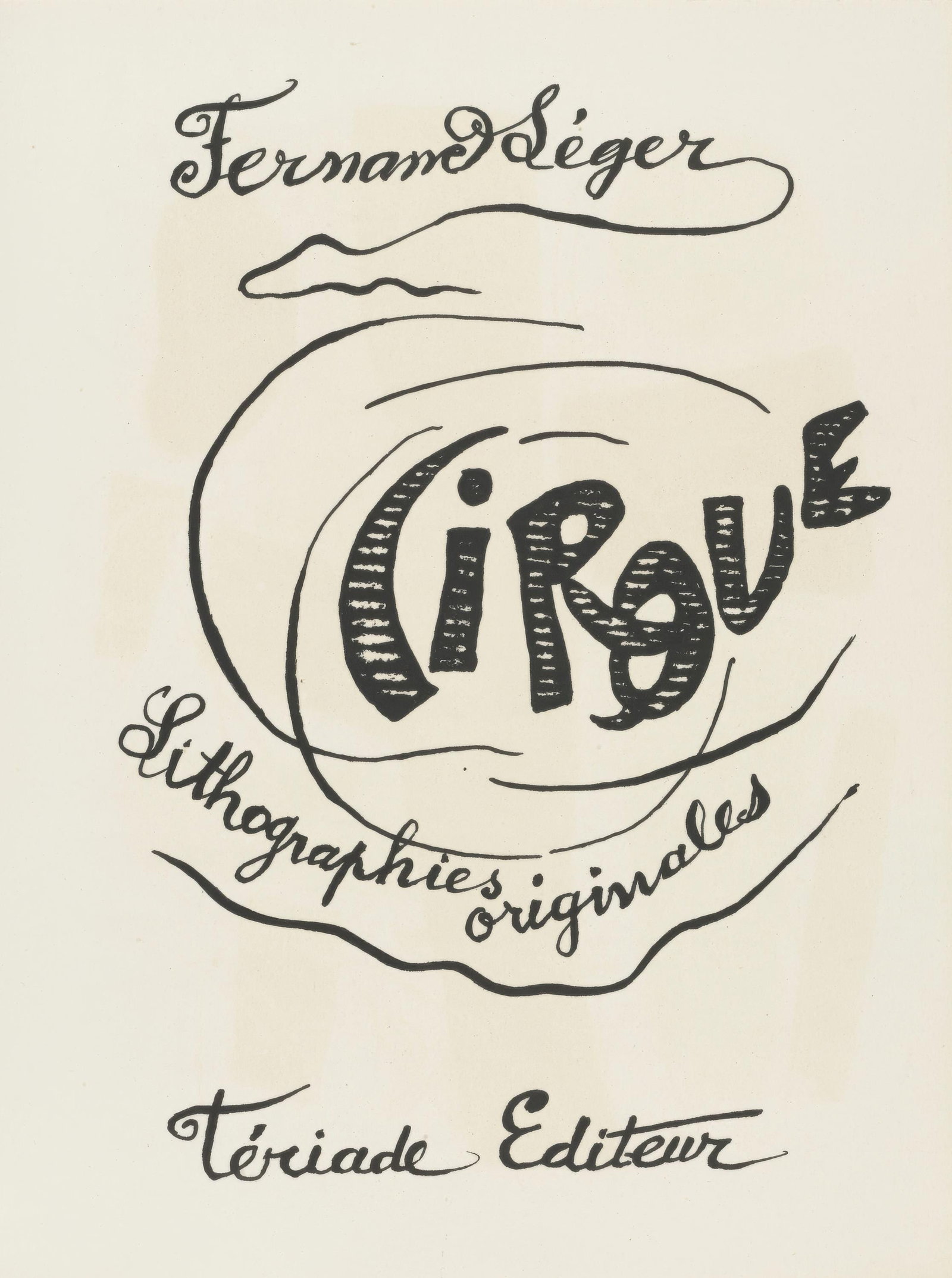 Fernand Leger, Untitled, from Circus, Lithograph, 1950 - 6