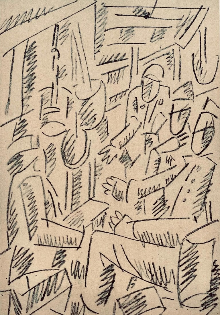 Fernand Lger, Soldats jouant aux cartes, Dessins de Guerre 1915-16, Lithograph: Fernand Lger, Soldats jouant aux cartes, Dessins de Guerre 1915-16, Lithograph Item Specifics: Paper Size: 10 x 7.75 inches. Inscription: Unsigned and unnumbered, as issued. Condition: Very
