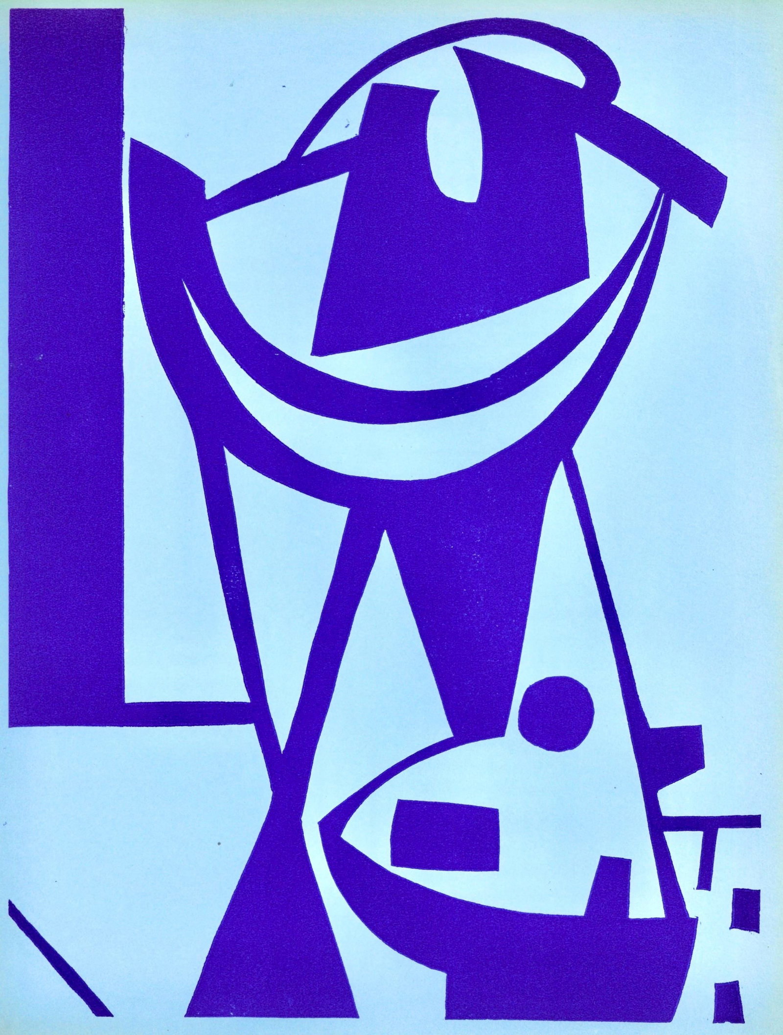 Jean Hlion, Composition, Socit internationale d'art XXe sicle, Linocut: Jean Hlion, Composition, Socit internationale d'art XXe sicle, Linocut Item Specifics: Paper Size: 12.4 x 9.65 inches. Inscription: Unsigned and unnumbered, as issued. Notes: From the album, XXe