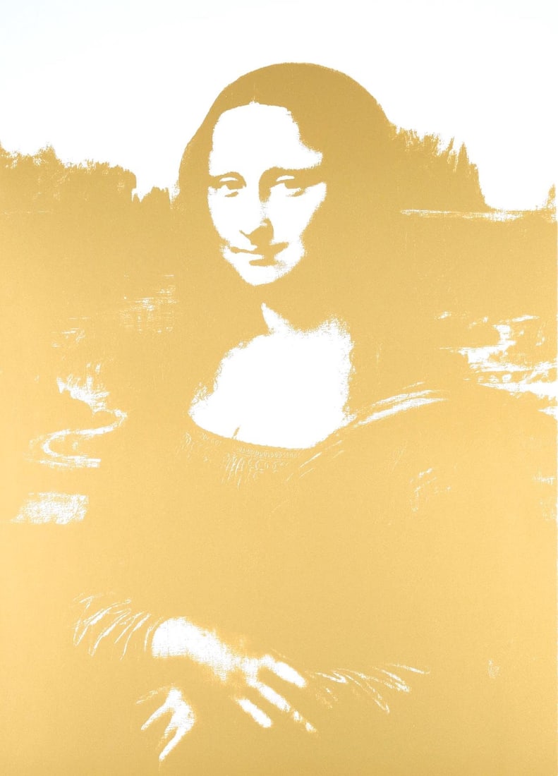 Andy Warhol, Mona Lisa (after Leonardo da Vinci), Official, Sunday B. Morning, Silkscreen (1 of 8)