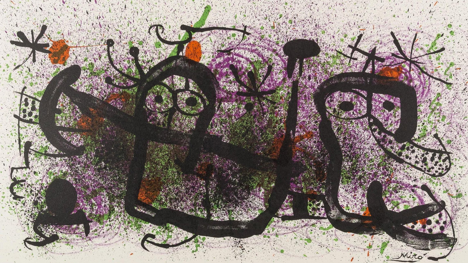 Joan Mir Composition Mourlot 673 Lithograph: Joan Mir Composition Mourlot 673 Lithograph Item Specifics: Paper Size: 15 x 22 inches. Excellent condition. Inscription: Unsigned and unnumbered, as issued. Notes: Published by Ediciones Polgrafa,