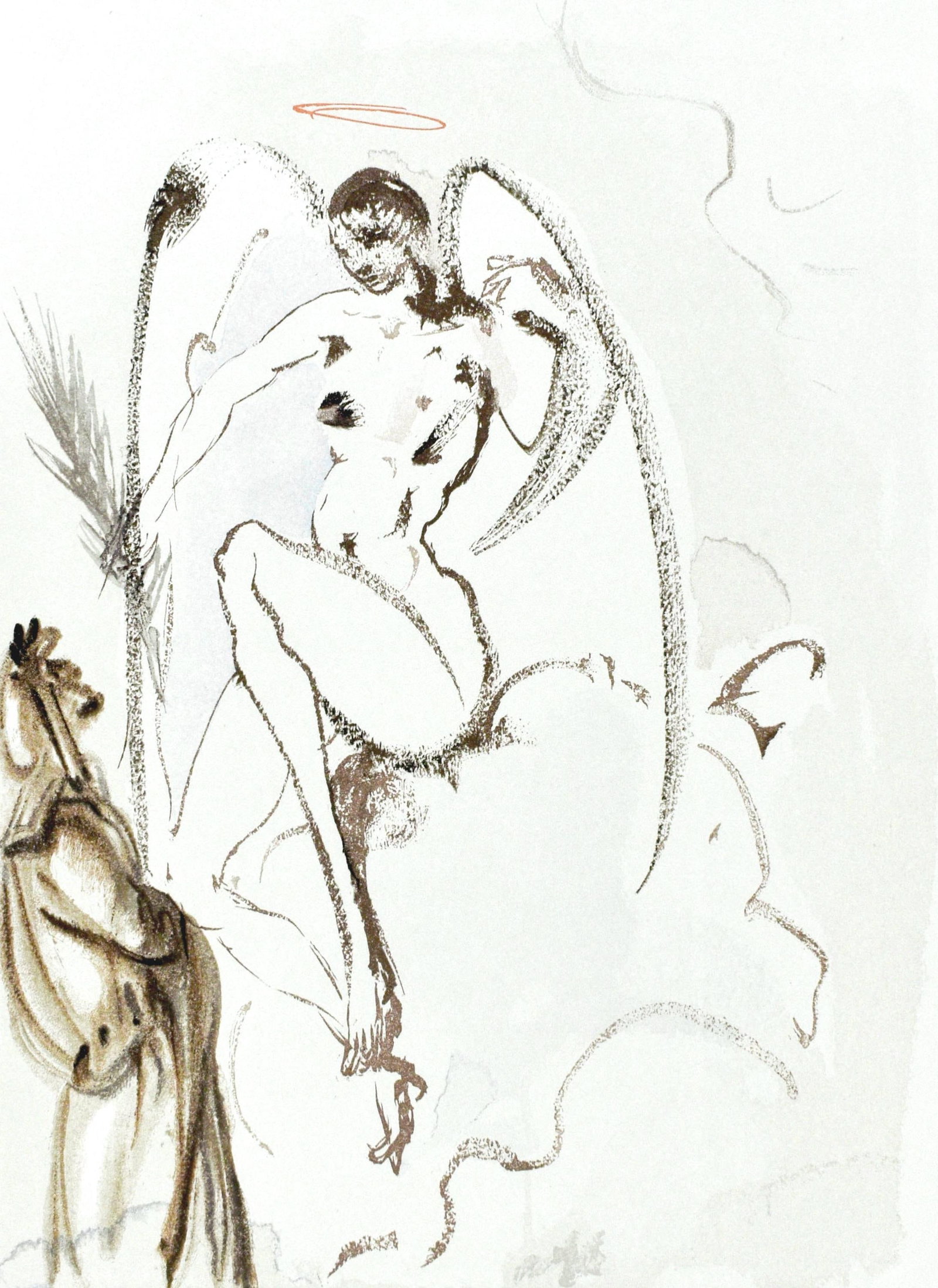 Salvador Dali, Paradiso XXXI (Michler/ Lpsinger 1039-1138; Field 189-200), La Divina Commedia,: Salvador Dali, Paradiso XXXI (Michler/ Lpsinger 1039-1138; Field 189-200), La Divina Commedia, Item Specifics: Paper size: 13 x 10.375 inches. Inscription: Unsigned and unnumbered, as issued.