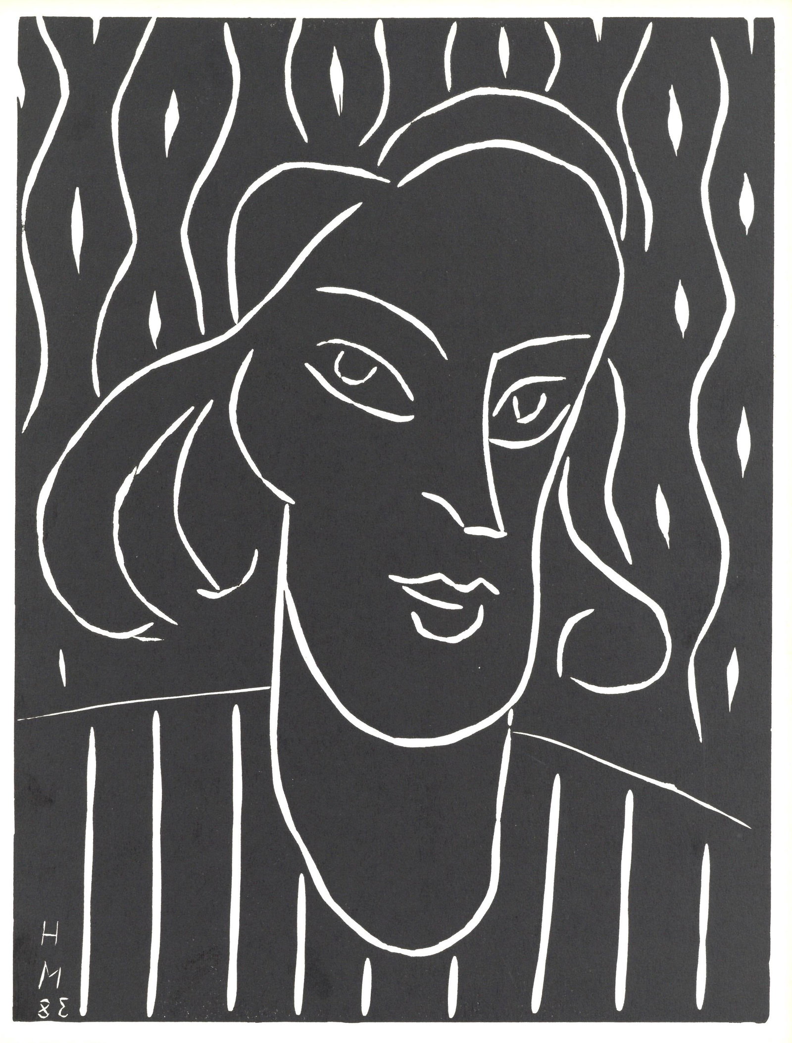 Henri Matisse, Teeny (Duthuit 723), Socit internationale d'art XXe sicle, Linocut: Henri Matisse, Teeny (Duthuit 723), Socit internationale d'art XXe sicle, Linocut Item Specifics: Paper Size: 12.4 x 9.65 inches. Inscription: Signed in the plate and unnumbered, as issued. Catalogue
