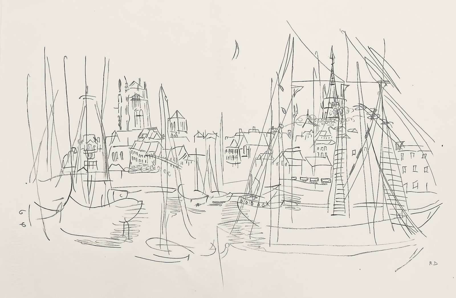Normandes Ctes Les Dufy Raoul Composition Lithograph: Normandes Ctes Les Dufy Raoul Composition Lithograph Item Specifics: Paper Size: 14.8 x 22 inches. Excellent condition with centerfold, as issued. Notes: From the folio, Les Ctes Normandes 1961.