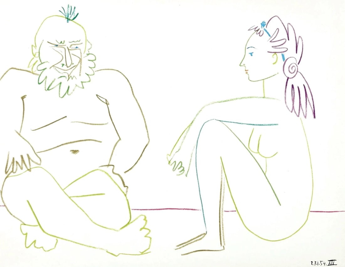 Pablo Picasso, Composition, La Comdie Humaine, Verve, Revue Artistique et Littraire, Lithograph: Pablo Picasso, Composition, La Comdie Humaine, Verve, Revue Artistique et Littraire, Lithograph Item Specifics: Paper Size: 10.25 x 14 inches. Inscription: Unsigned and unnumbered, as issued. Conditio
