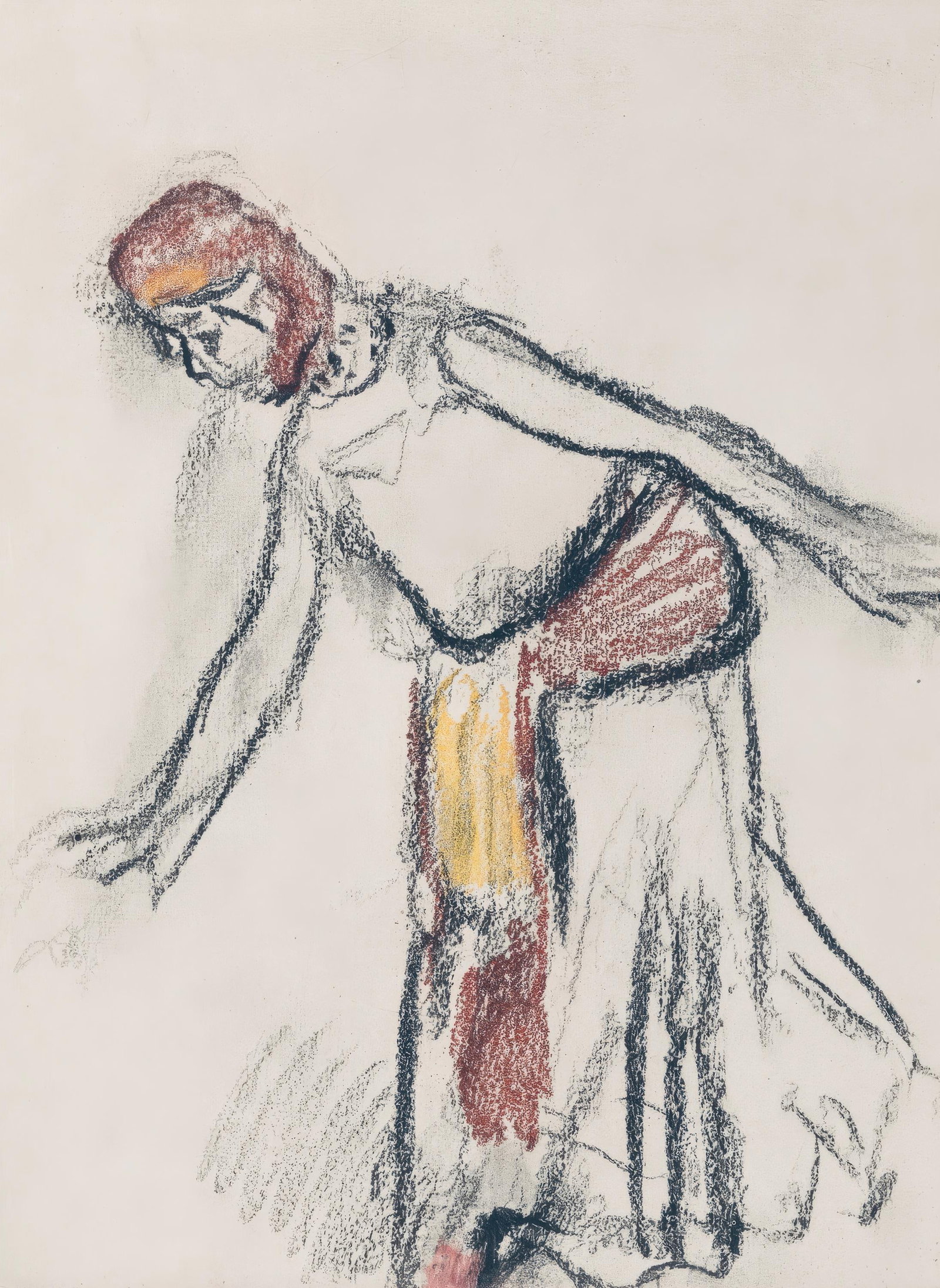 Edgar Degas, Oriental Dancer, from Dance Drawings, Engraving, 1936 (1 of 8)