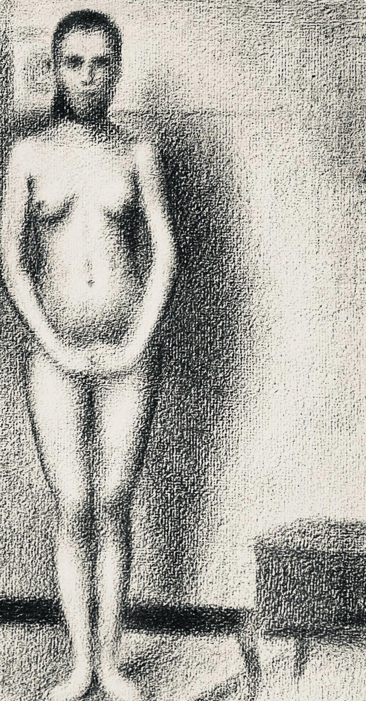 Georges Seurat lithograph debout poseuse - 3