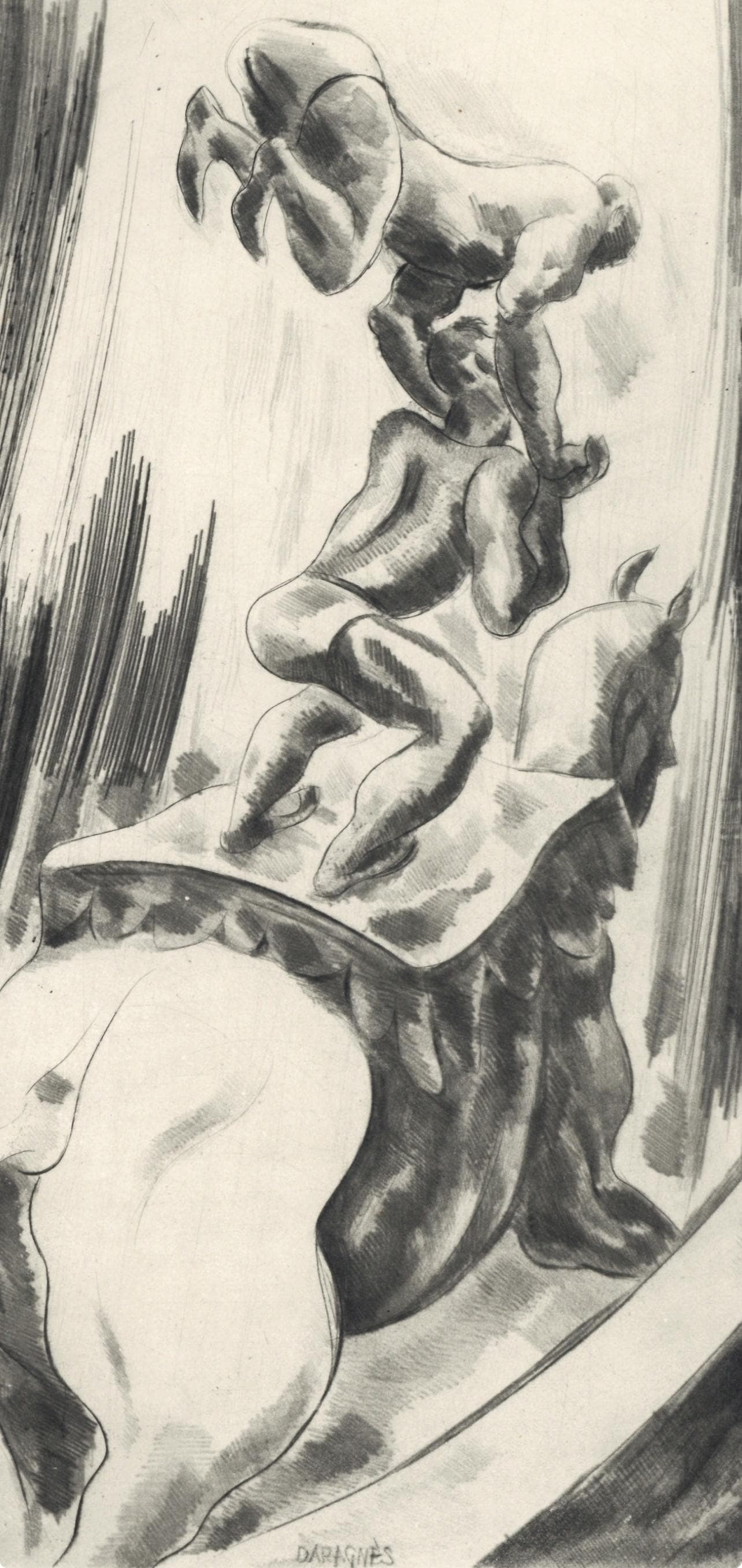 Gabriel Daragns Composition Alternance Etching - 2