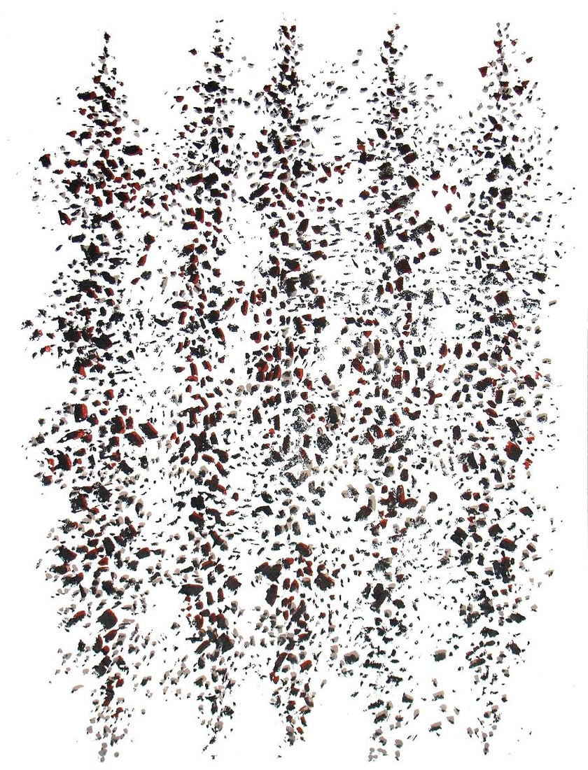 Composition by Mark Tobey XXe sicle Lithograph (1 of 5)