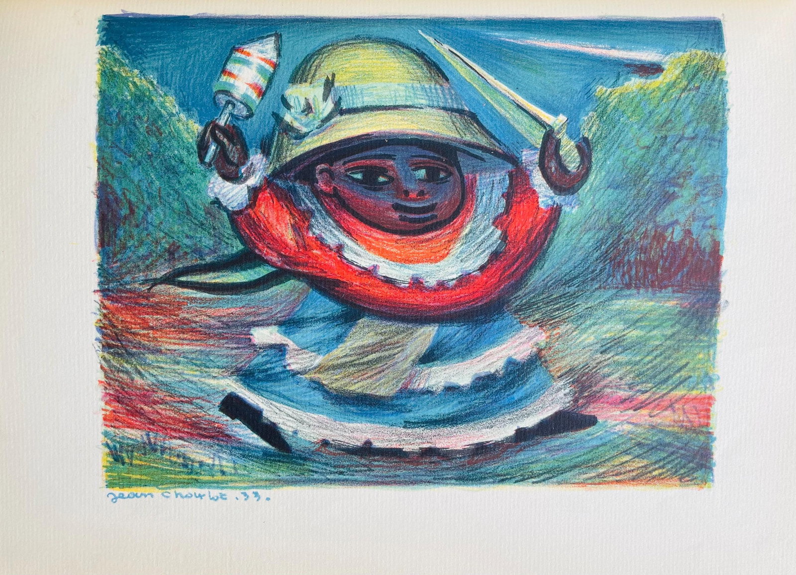 Charlot Composition Lithograph - 5