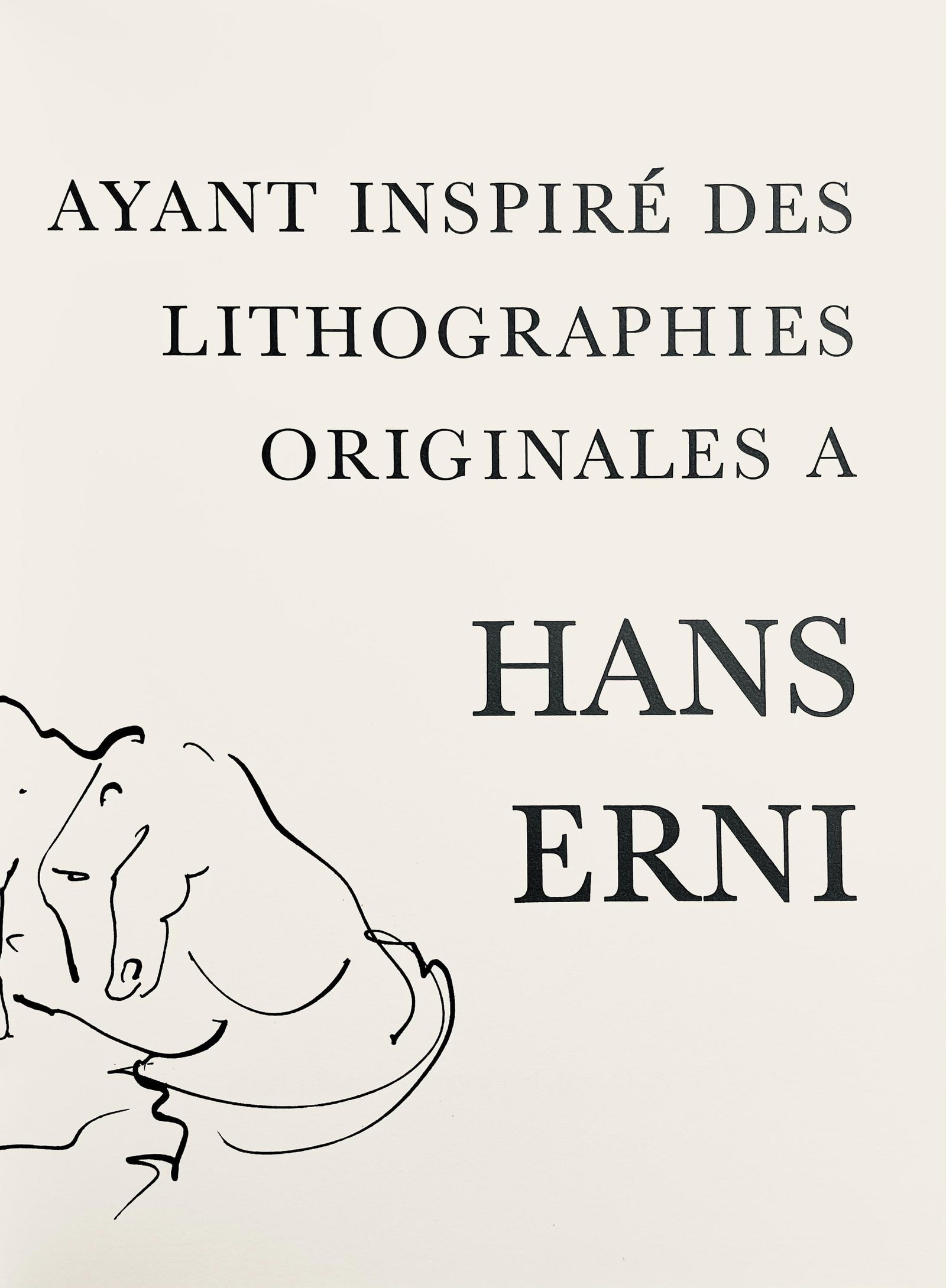 Hans Erni, Composition, Rflexions Simples Sur Le Corps, Lithograph - 6