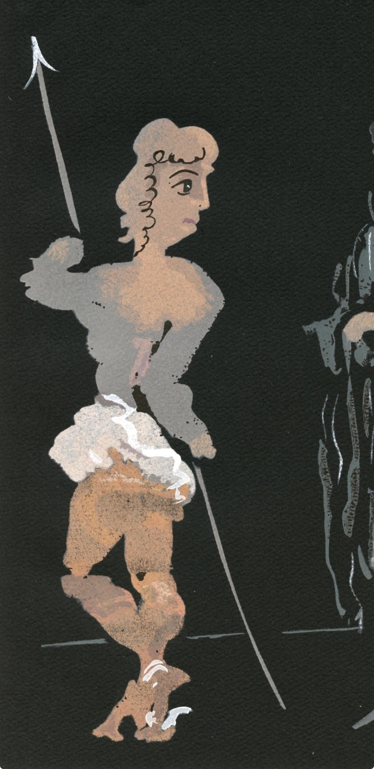 Salom Lithograph by Andr Derain Composition - 2
