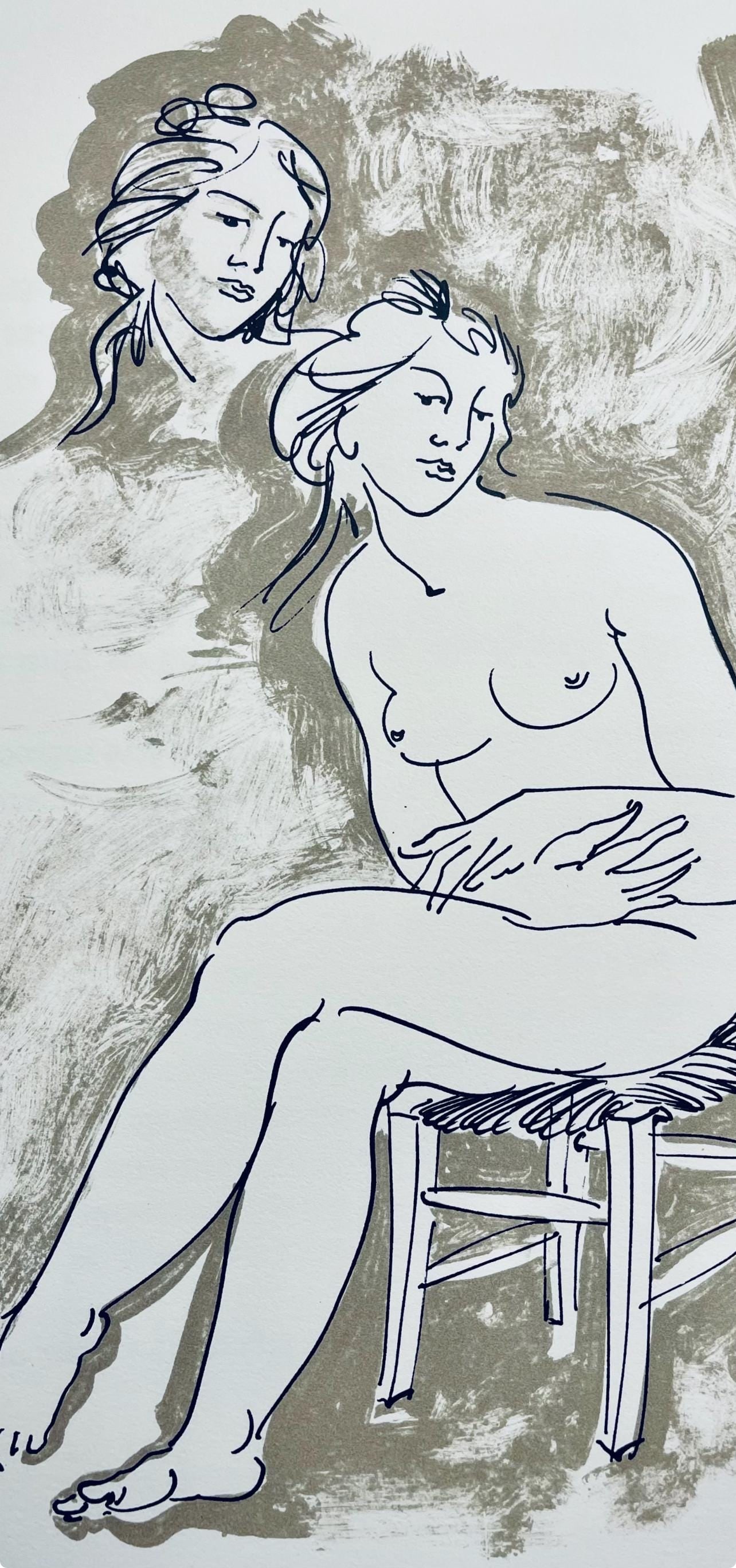 Hans Erni, Composition, Rflexions Simples Sur Le Corps, Lithograph - 2