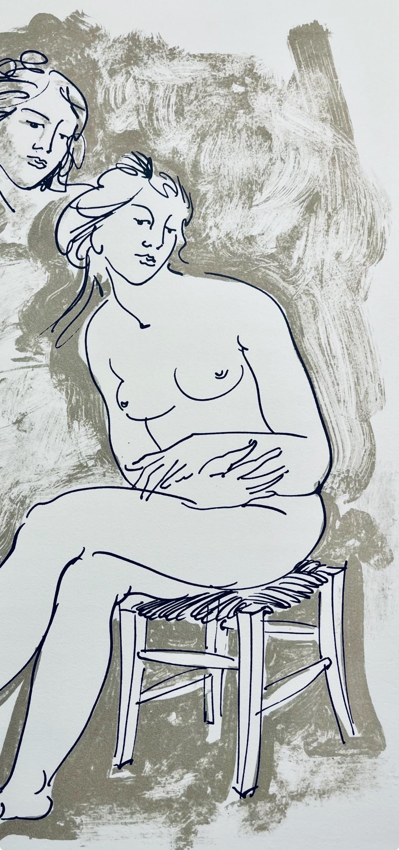 Hans Erni, Composition, Rflexions Simples Sur Le Corps, Lithograph - 3