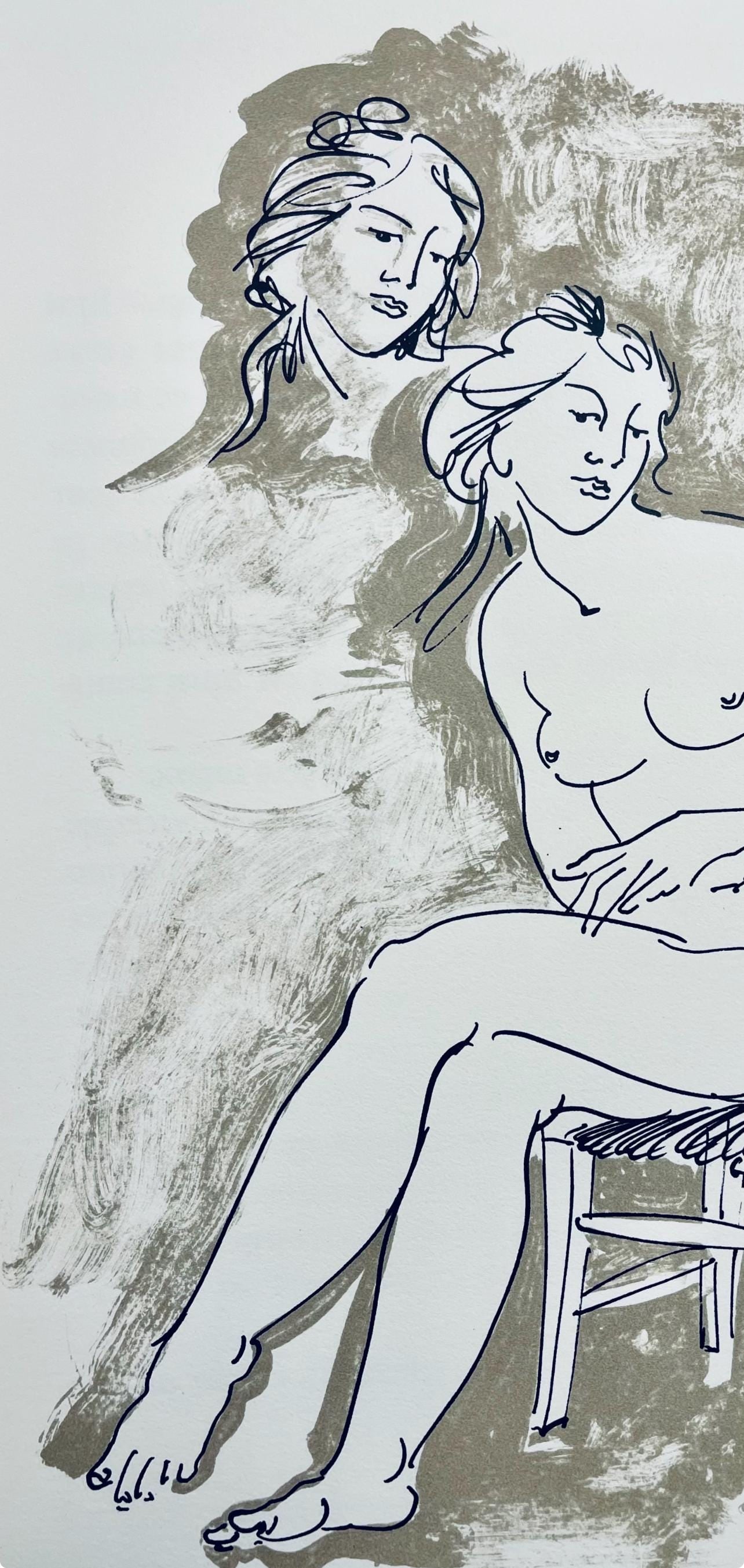 Hans Erni, Composition, Rflexions Simples Sur Le Corps, Lithograph - 4