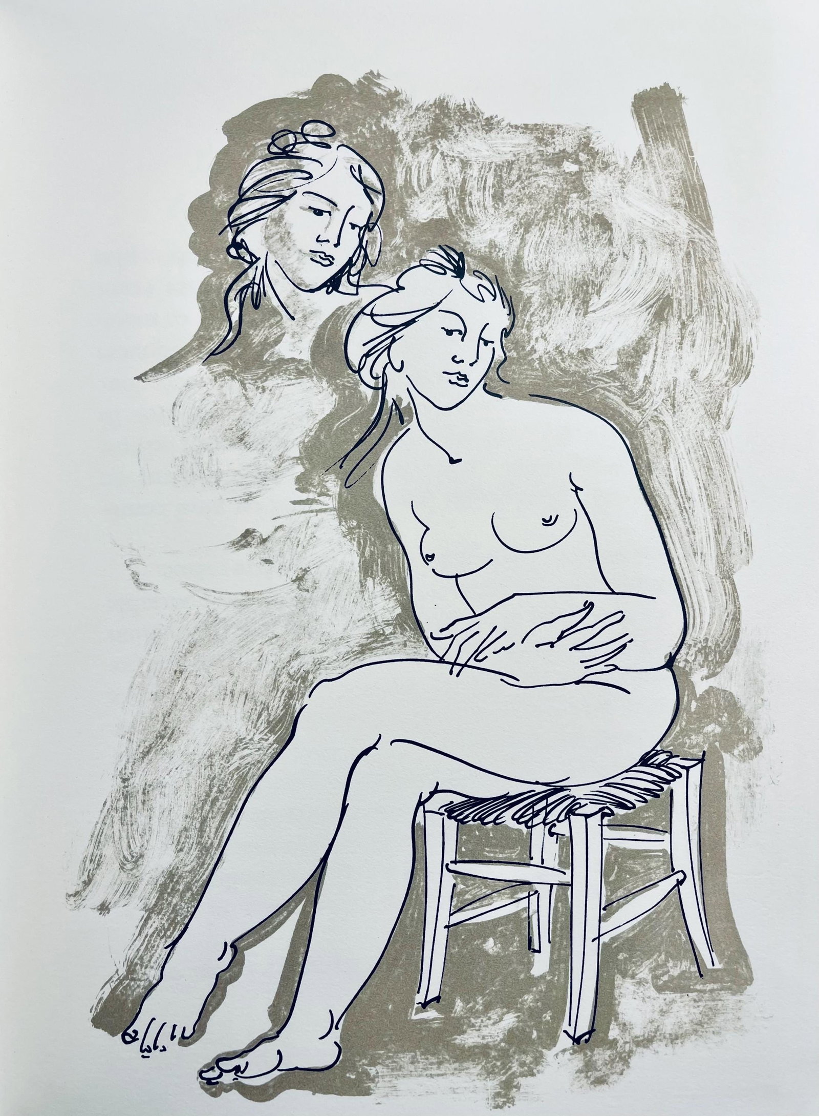 Hans Erni, Composition, Rflexions Simples Sur Le Corps, Lithograph - 7