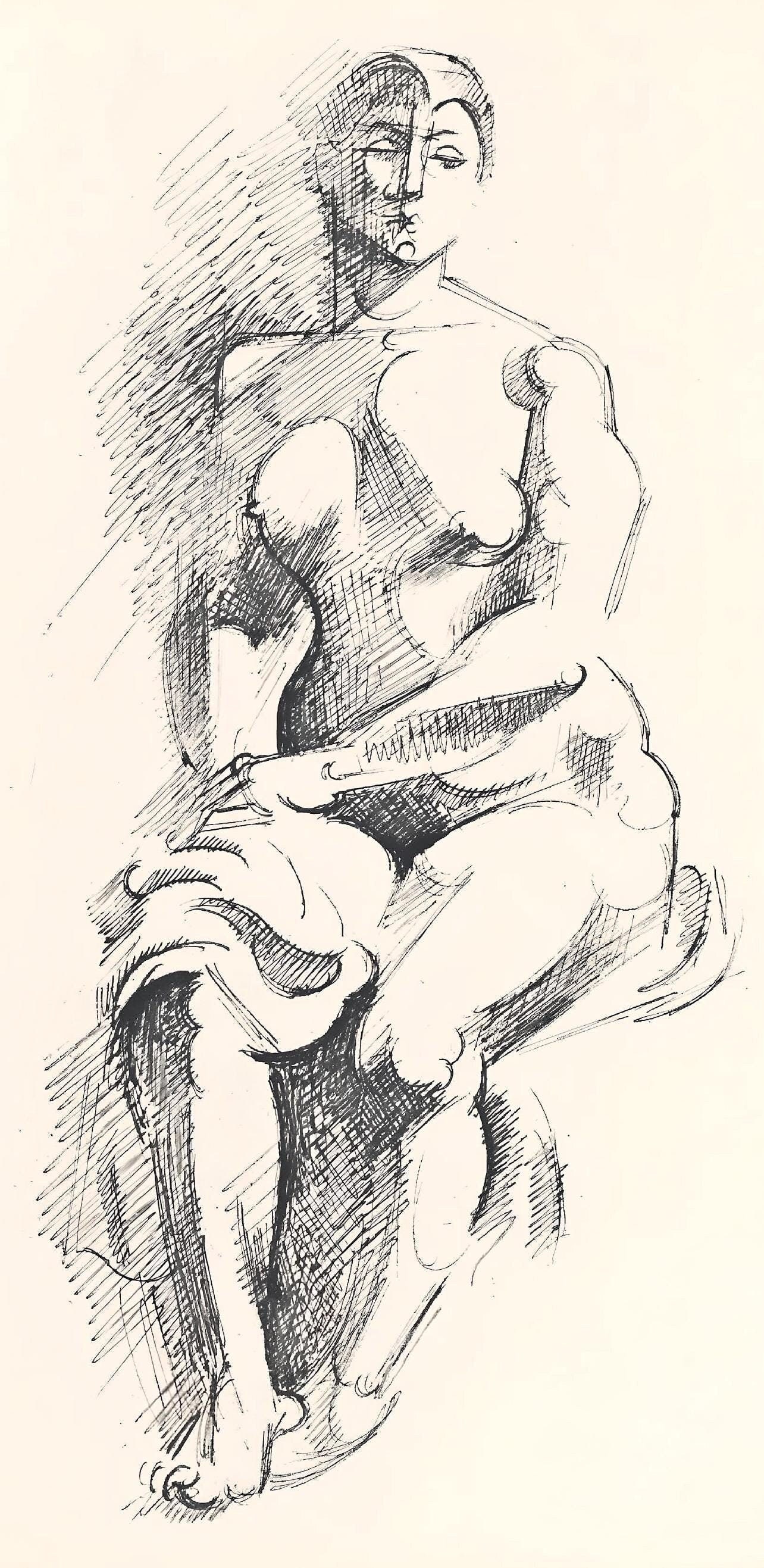 Loge de composition lithograph by Andr Lhote (1 of 6)