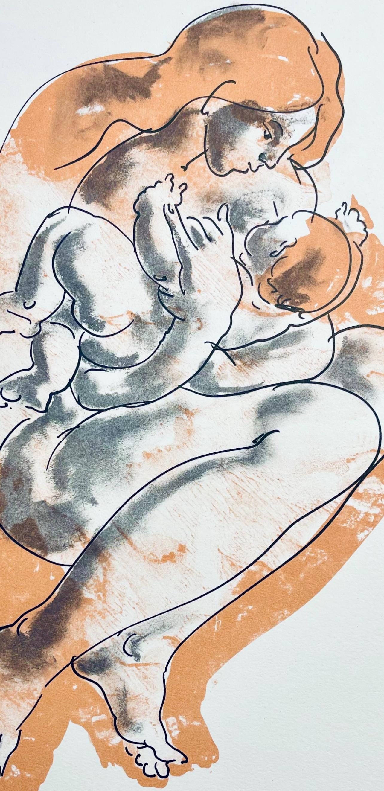 Hans Erni, Composition, Rflexions Simples Sur Le Corps, Lithograph - 2
