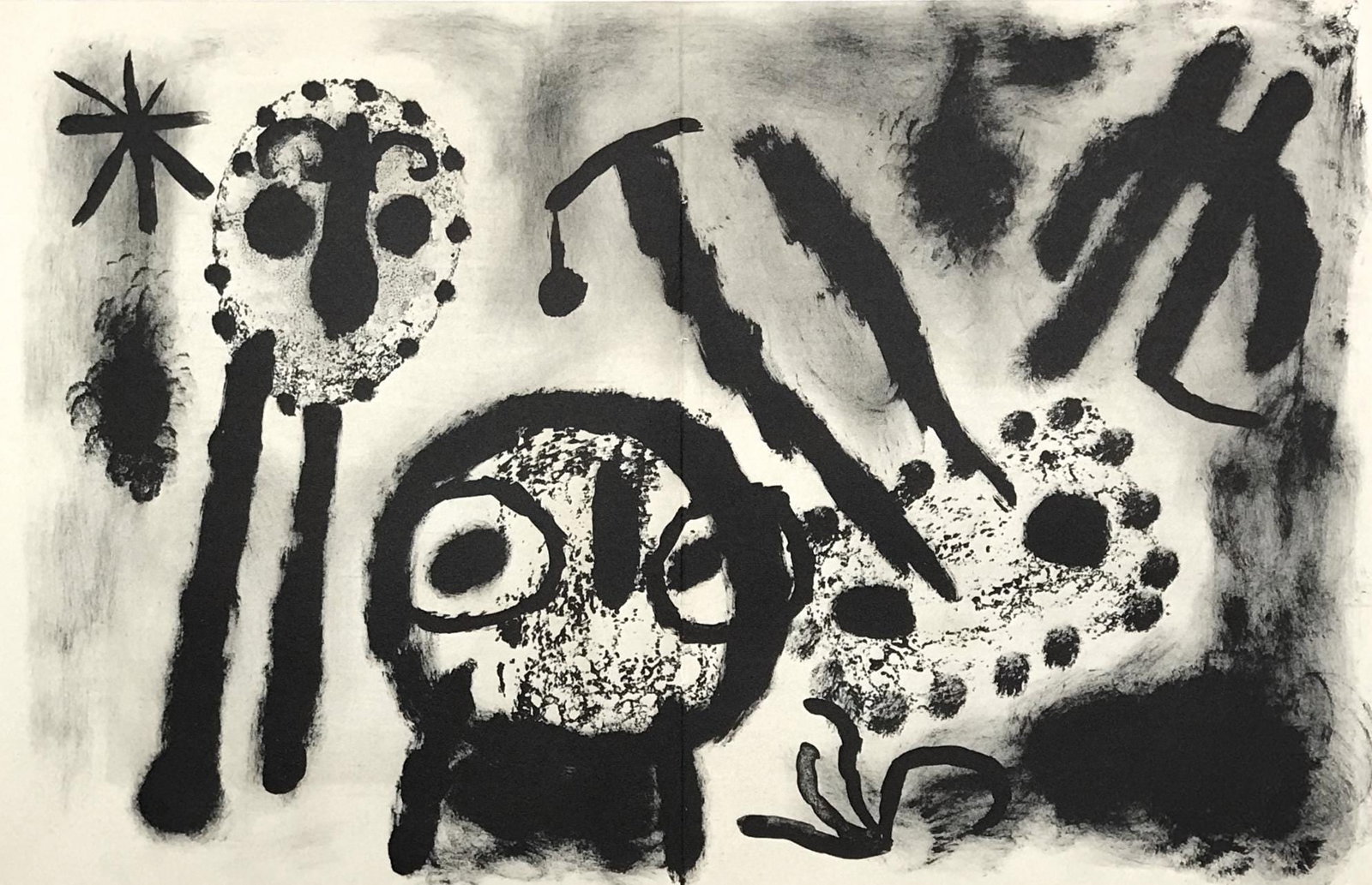 Joan Mir, Composition (Mourlot 206), Mir, Recent Paintings, Lithograph (1 of 7)
