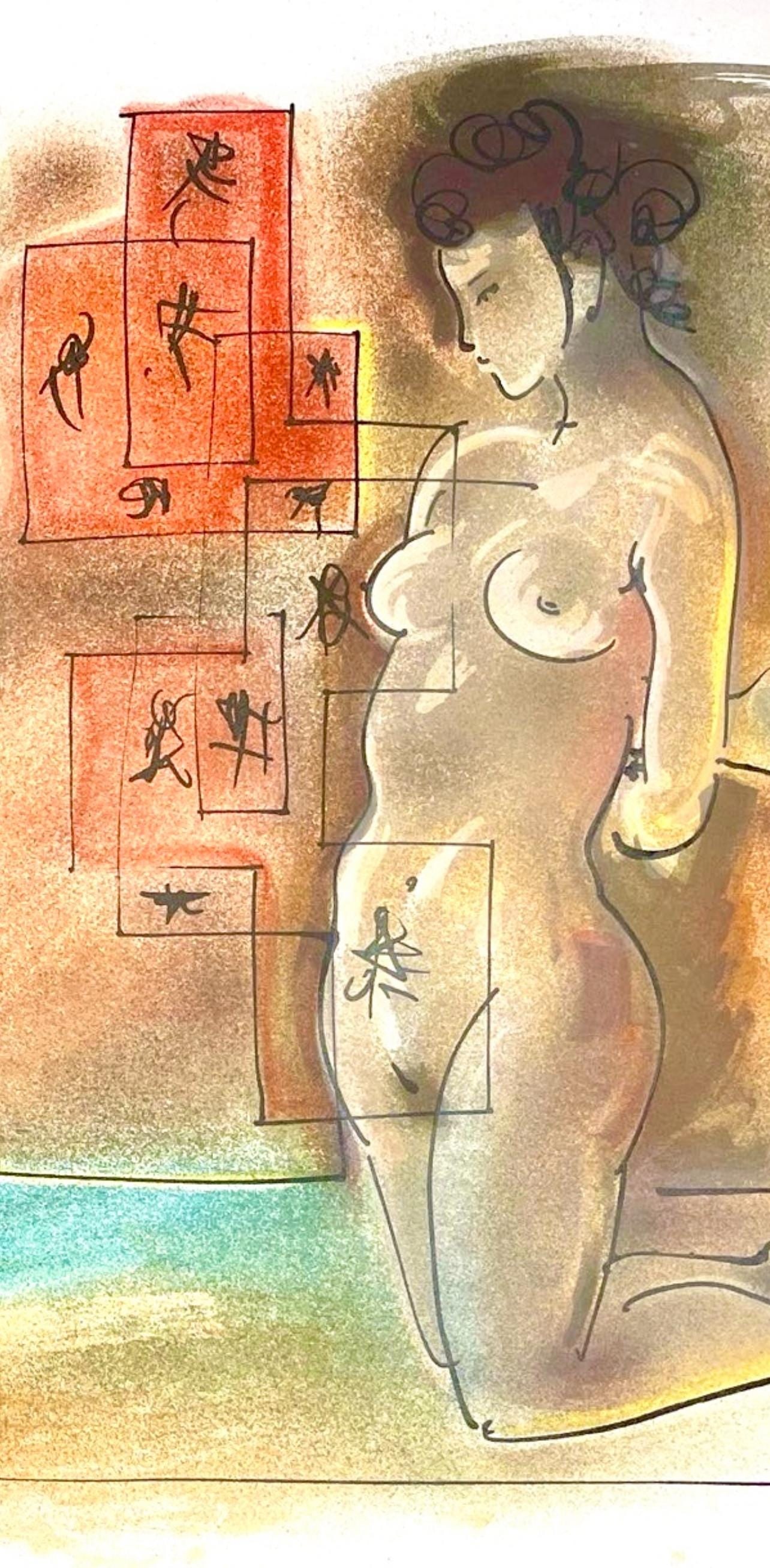 Hans Erni, Composition, Rflexions Simples Sur Le Corps, Lithograph - 6