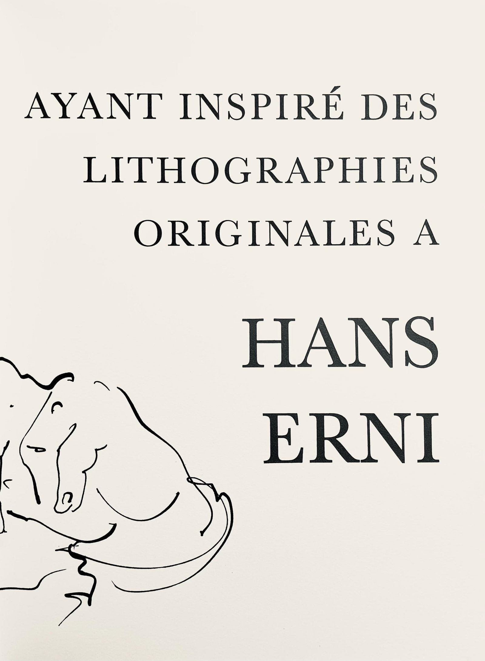 Hans Erni, Composition, Rflexions Simples Sur Le Corps, Lithograph - 8