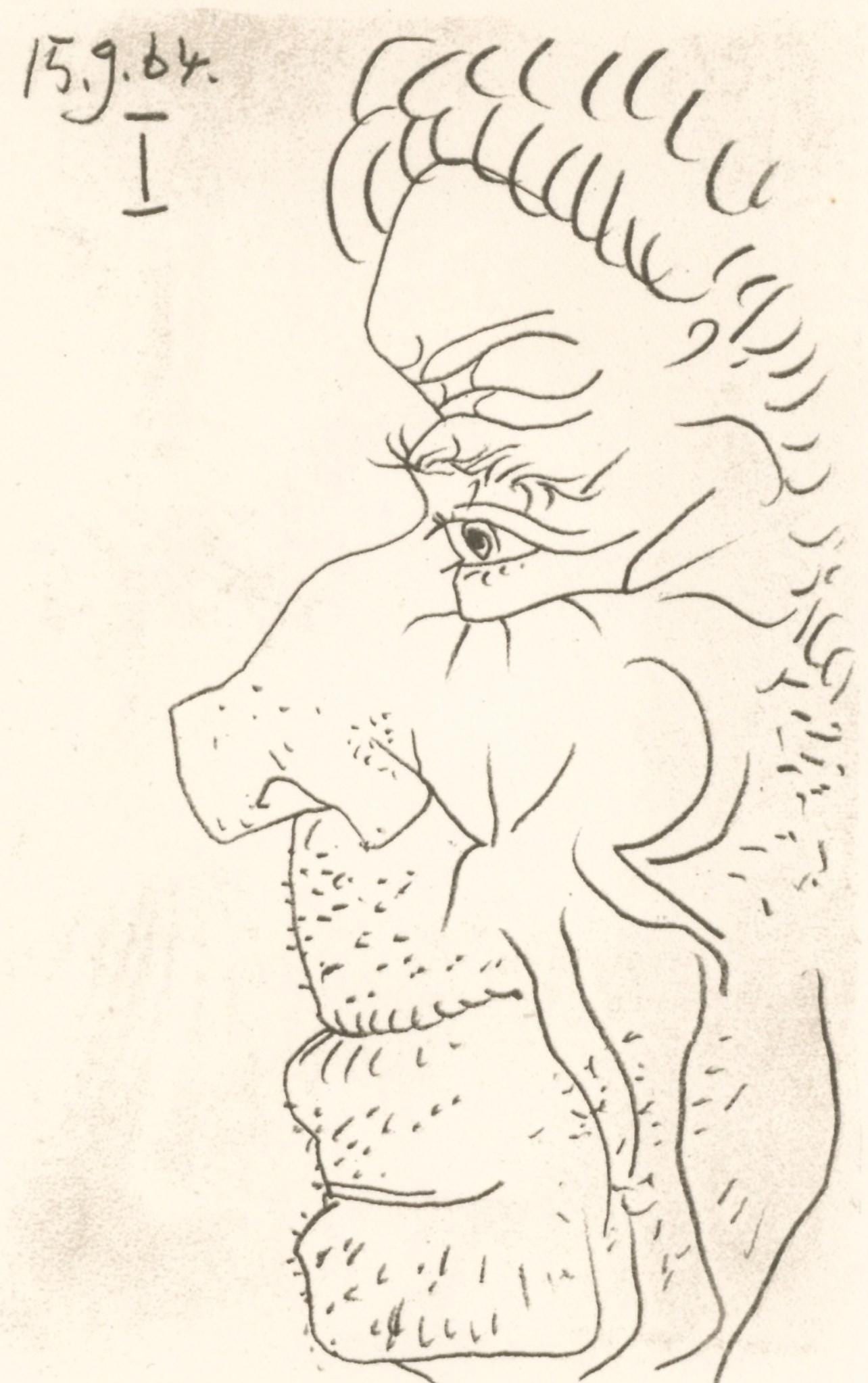 Picasso Cramer 148 15.9.64 Le Got du Bonheur Mixed Media Lithograph: Picasso Cramer 148 15.9.64 Le Got du Bonheur Mixed Media Lithograph Item Specifics: Paper size: 12.8 x 9.84 inches. Inscription: Unsigned and unnumbered, as issued. Catalogue raisonn reference:
